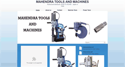 Desktop Screenshot of mahendratools.in